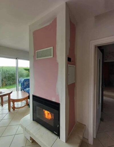 Insert à pellet Palazzetti A70s 9kW avec un rendement supérieur à 90% !